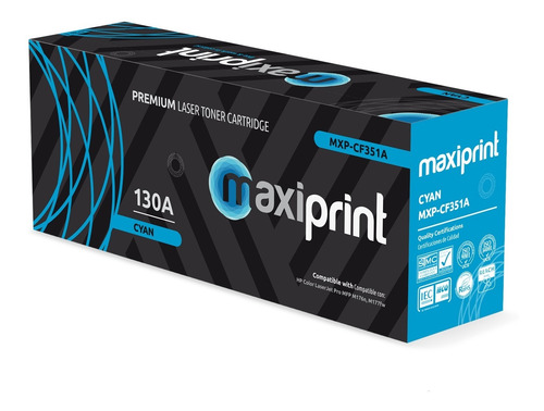 Imagen 2 de 3 de Toner Maxiprint 130a Compatible Hp Cf351a Mfp M176n M177fw