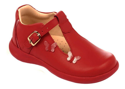 Zapatos Vestir Lucky Bear 2022 Rojo
