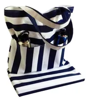 Comprar Bolso Playa Grande + 2 Lonas Mantas De 2x1,50 M + Estacas