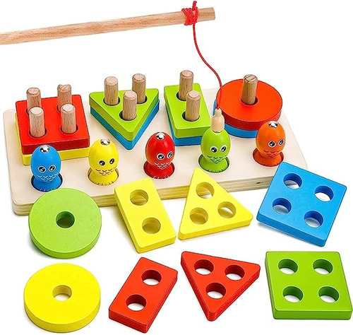 Juguete Educativo Niños Tablero Madera Didáctico Montessori