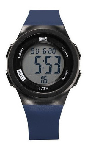 Relógio Digital Masculino Everlast Azul Marinho E7383