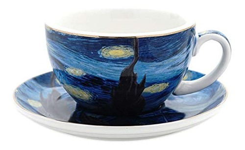 Coffeezone Vincent Van Gogh Art The Starry Night Porcelana