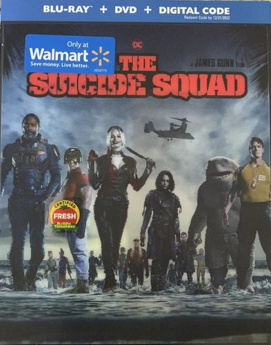 Blu-ray + Dvd The Suicide Squad 2021 / Lenticular Cover