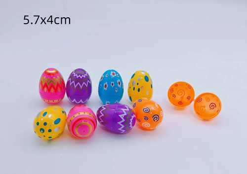 Huevos De Pascua Gigantes Rellenables De Plástico 30 Pzs
