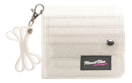 Cartera Transparente Para Mujer, Monedero Plegable Con Cordó