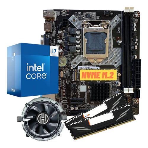 Kit Upgrade Gamer Placa Mãe Lga 1150 + I7 + 8gb Ddr3 Ssd 240