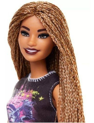 Barbie Fashionistas Negra 123 Lançamento 2019 