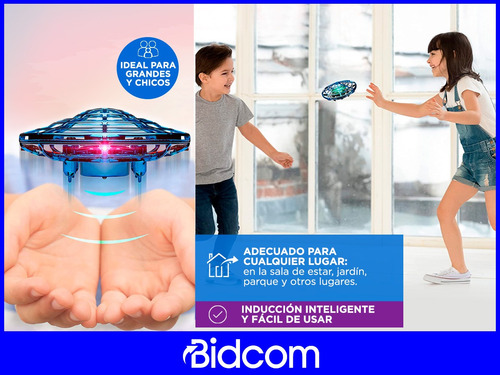 Drone Inducción Levitación Gadnic Mini Control Gestual 360