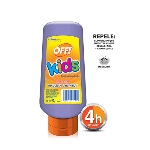 Repelente De Insectos Off Kids En Crema 90 Gr