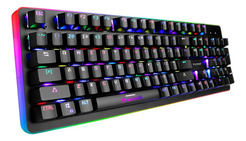 Teclado Mecánico Gamer Marvo Borde Iluminado Kg954g