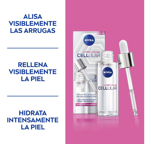 Nivea Cellular Serum Rellenador Acido Hialuronico 30ml