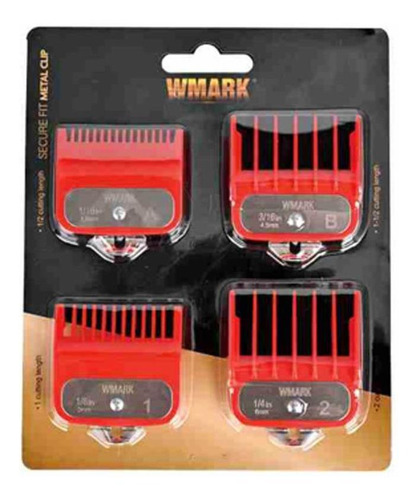 Kit 4 Pentes Guia Disfarce Premium Wmark Para Maquina