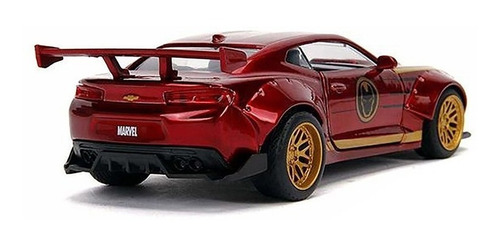 Iron Man Carro De Colección A Escala Chevy Cámaro Jada Toys