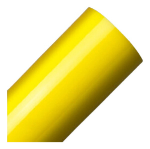 Plástico Adesivo Rolo 45cmx10m Envelopamento Móveis Lavável Cor Amarelo
