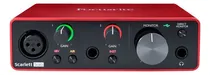 Comprar Interfaz De Audio Focusrite Scarlett Solo 3.ª  Gen. ¡ultima!