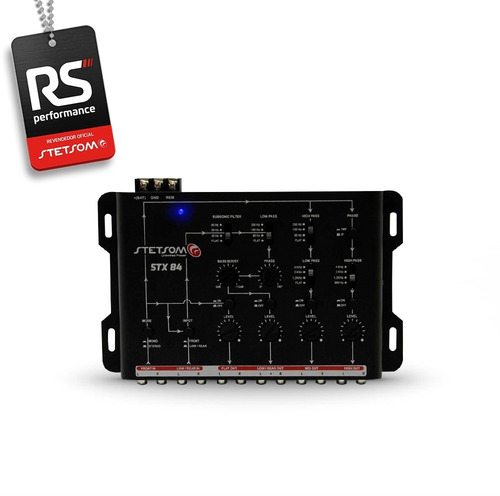 Imagem 3 de 6 de Crossover Stx-84 Stetsom Automotivo 10k Ohms De Entrada