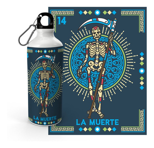 Botella Para Agua La Loteria La Muerte