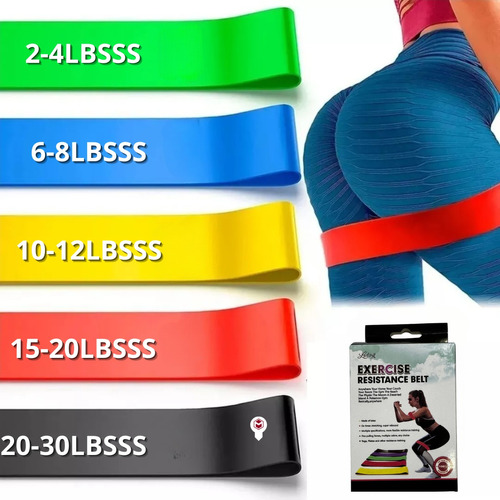 Set Theraband Bandas Elasticas Ejercicio Teraband Cerrada