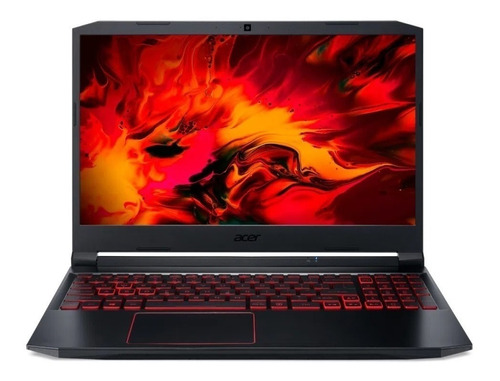 Notebook gamer  Acer Aspire Nitro 5 AN515-55 preta 15.6", Intel Core i5 10300H  8GB de RAM 1TB HDD 256GB SSD, NVIDIA GeForce GTX 1650 60 Hz 1920x1080px Windows 11 Home