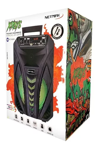 Caja de audio inalámbrica portátil para karaoke