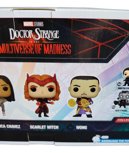 Funko Pop! Doutor Estranho Doctor Strange 4 Pack Gitd