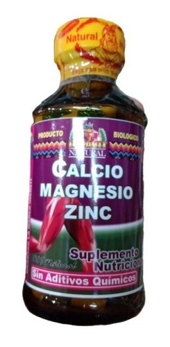 Calcio Magnesio Zinc 100 Capsulas 500 Mg