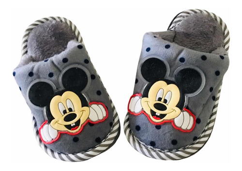 Pantufla Importada Mickey Mouse Número 24-25 (16 Cms)