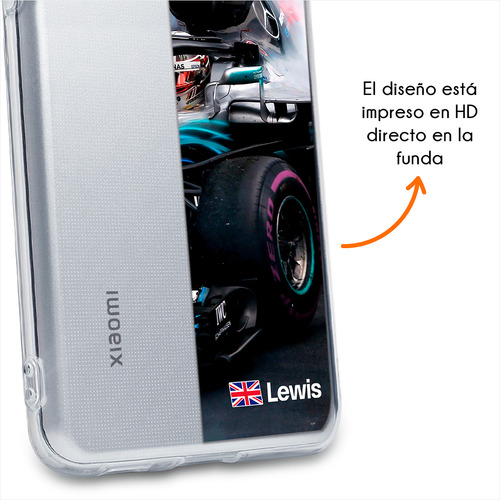Funda Para Xiaomi Lewis Hamilton Mercedes Fórmula 1