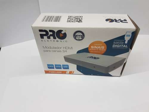 Modulador Hdmi Rf Conversor Hdmi To Rf Canal 3/4 Cftv Uhf
