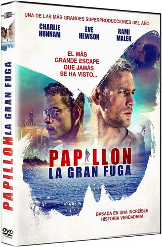 Papillon La Gran Fuga Rami Malek Película Dvd