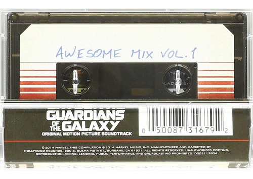 Cassete Guardianes De La Galaxia: Increible Mix Vol. 1