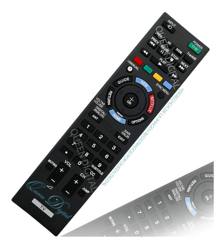 Control Remoto Para Sony Con Netflix Y 3d Smart Tv Led Tv