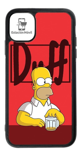 Imagen 1 de 4 de Carcasa Los Simpson iPhone Homero Duff