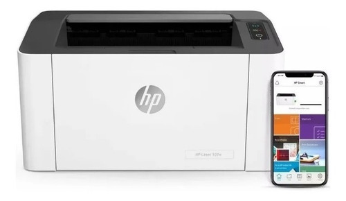 Imagen 3 de 6 de Impresora Hp Laserjet 107w Monocromatica Laser 107w Usb Wifi