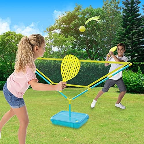 Juego De Swingball 5 En 1 Para Exteriores: Incluye FĂștbol, Y