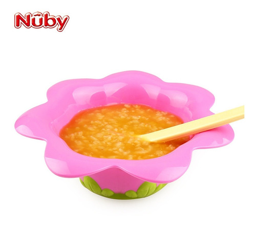 Bowls Nuby Flor Para Alimentacion Bebés A Partir De 18 Meses