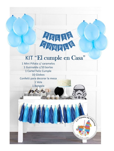 Kit Festejo Piñata Personalizada