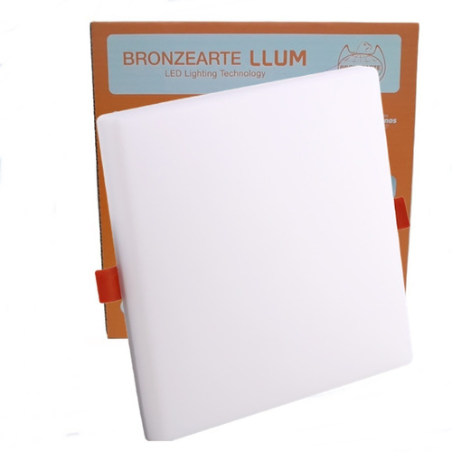 Painel Led Embutir Frameless Quadrado 24w 6500k Branco Frio