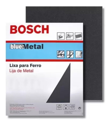 Kit C/ 25 Lixa Ferro G180 Folha 230x280mm  Bosch