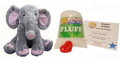 Haga Su Propio Animal De Peluche Mini Elefante Feliz De 8 Pu