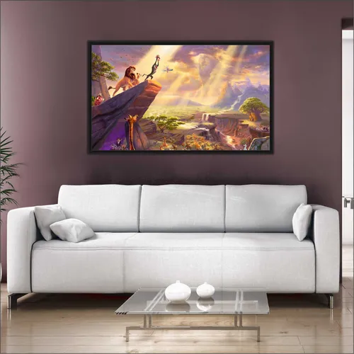 Cuadro decorativo del rey león para habitaciones y habitaciones de diseño infantil