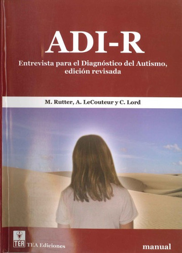 Manual Adi-r - Entrevista Para El Diagnóstico Del Autismo