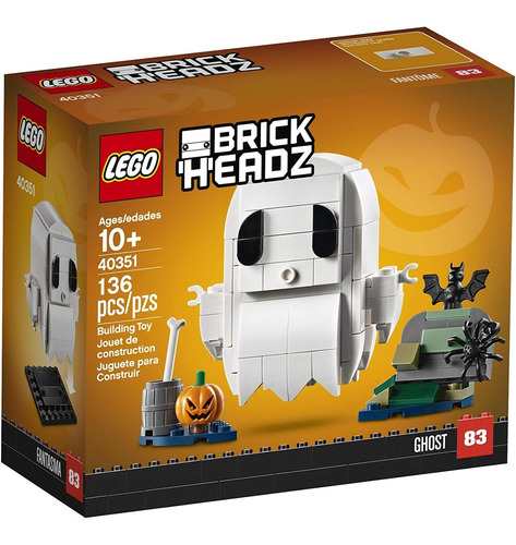 Lego Brick Headz Fantasma Halloween