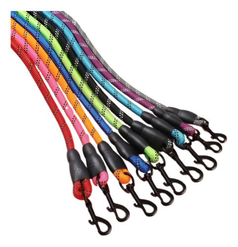 Correaroja Resistente Reflectante Mango Suave 150cm 2 Piezas