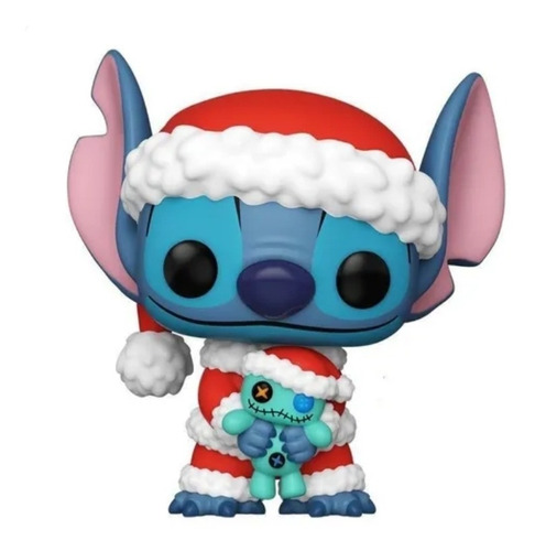 Funko Pop Santa Stitch (with Scrump) 983 Edición Especial