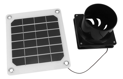 Ventilador Alimentado Por Energía Solar, Panel De Escape De