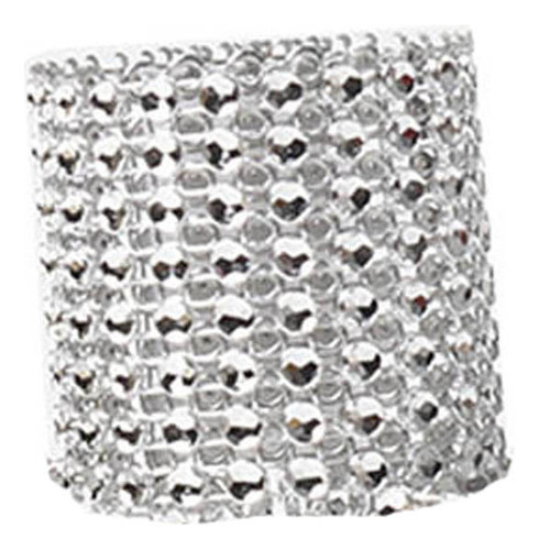 50 Servilletas Envolventes De Malla Con Diamantes De Imitaci