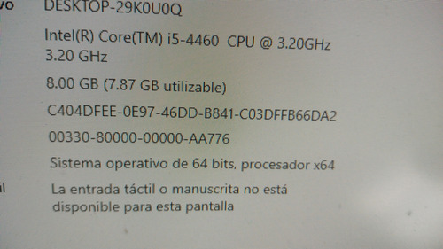 T.madre Asus H81m-a+core I5 4ta Gen.+(4+4)8gb Ram Ddr3 Negro (Reacondicionado)