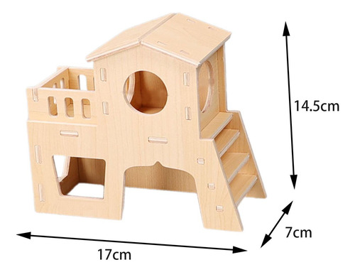 Casa De Madera Para Hámster, Animal Casa Histórica