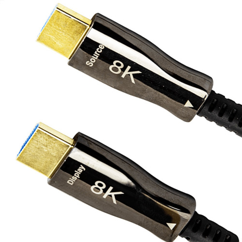 Kit Com 5 Cabo Hdmi 2.1 8k Fibra Óptica 80 Mt